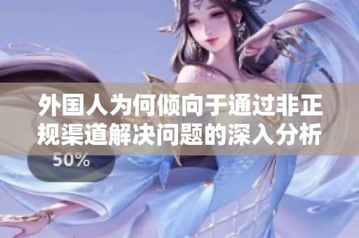 外国人为何倾向于通过非正规渠道解决问题的深入分析