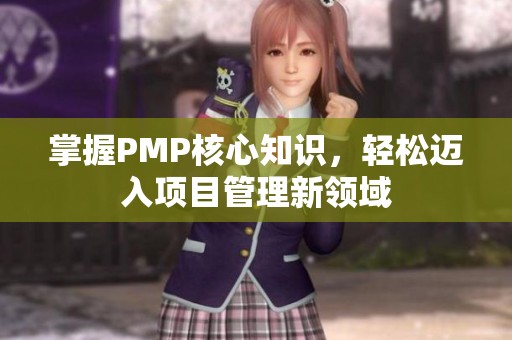掌握PMP核心知识，轻松迈入项目管理新领域