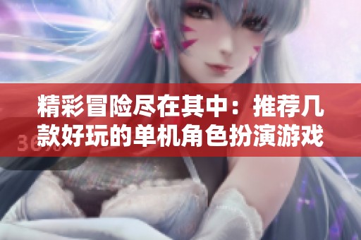 精彩冒险尽在其中：推荐几款好玩的单机角色扮演游戏