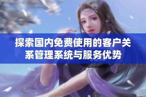探索国内免费使用的客户关系管理系统与服务优势