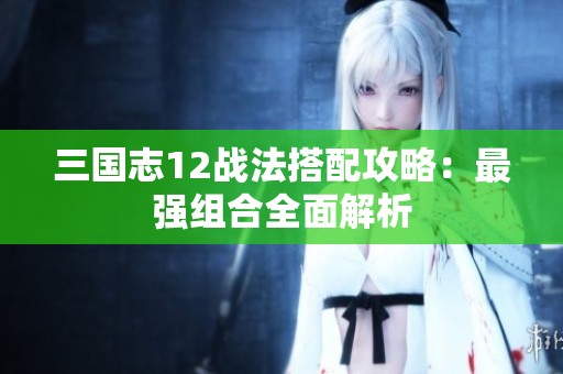 三国志12战法搭配攻略：最强组合全面解析