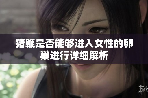 猪鞭是否能够进入女性的卵巢进行详细解析