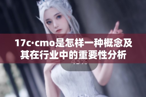 17c·cmo是怎样一种概念及其在行业中的重要性分析
