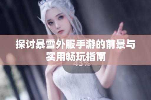 探讨暴雪外服手游的前景与实用畅玩指南