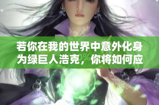 若你在我的世界中意外化身为绿巨人浩克，你将如何应对与冒险