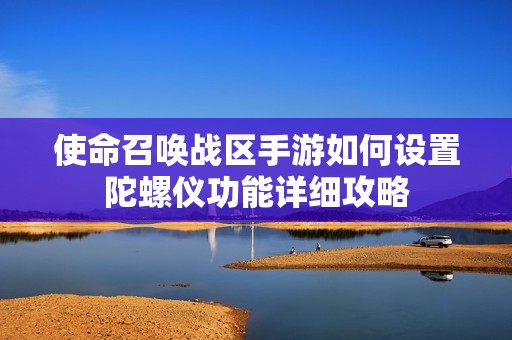 使命召唤战区手游如何设置陀螺仪功能详细攻略