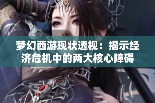 梦幻西游现状透视：揭示经济危机中的两大核心障碍