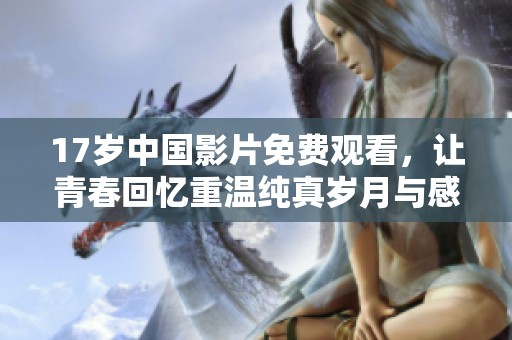 17岁中国影片免费观看，让青春回忆重温纯真岁月与感动经历