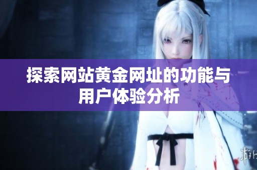 探索网站黄金网址的功能与用户体验分析