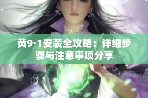 黄9·1安装全攻略：详细步骤与注意事项分享