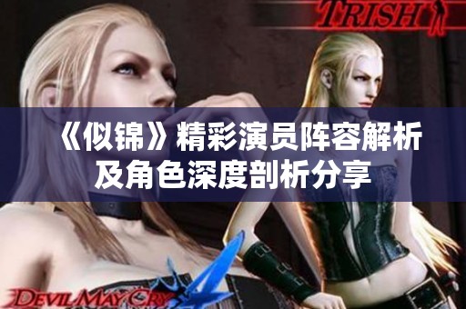 《似锦》精彩演员阵容解析及角色深度剖析分享