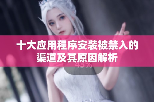 十大应用程序安装被禁入的渠道及其原因解析