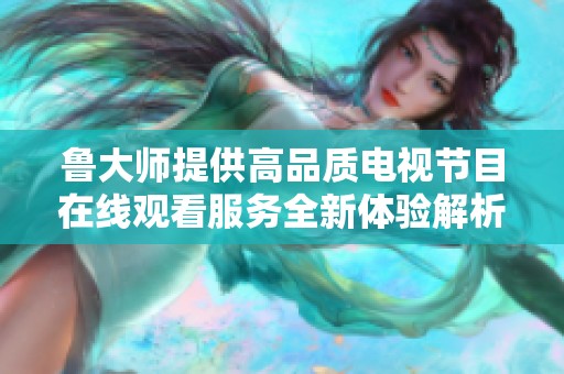 鲁大师提供高品质电视节目在线观看服务全新体验解析