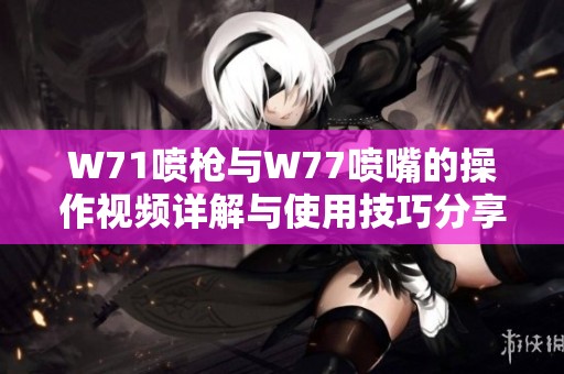 W71喷枪与W77喷嘴的操作视频详解与使用技巧分享