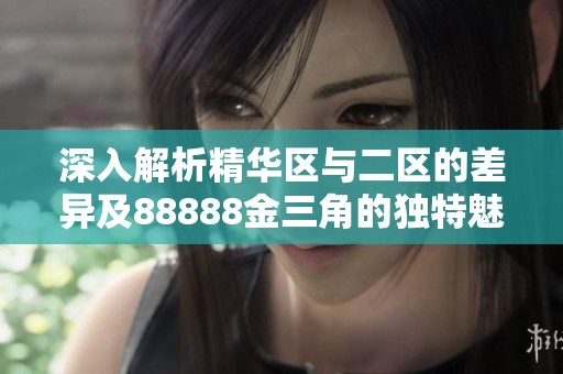 深入解析精华区与二区的差异及88888金三角的独特魅力