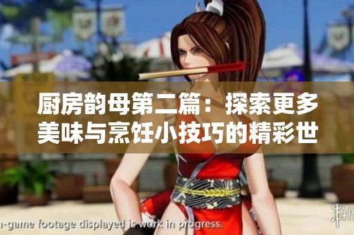 厨房韵母第二篇：探索更多美味与烹饪小技巧的精彩世界