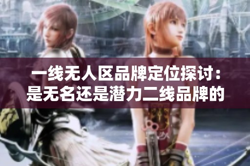 一线无人区品牌定位探讨：是无名还是潜力二线品牌的崛起