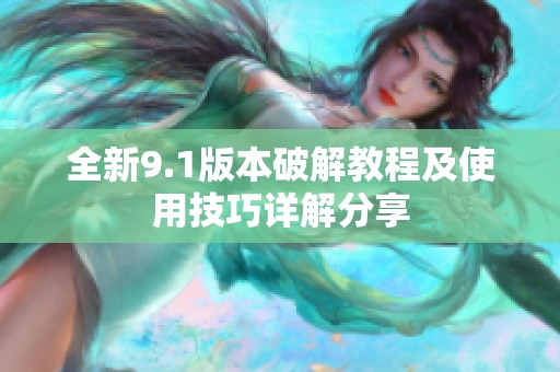 全新9.1版本破解教程及使用技巧详解分享
