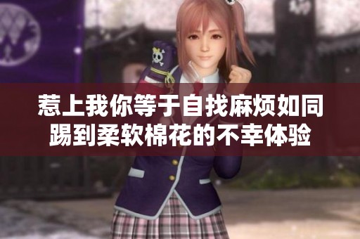 惹上我你等于自找麻烦如同踢到柔软棉花的不幸体验