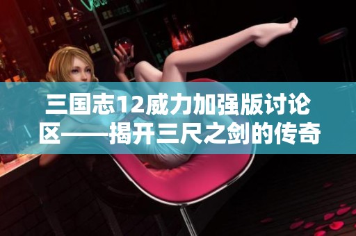 三国志12威力加强版讨论区——揭开三尺之剑的传奇，畅谈国战无双的策略与激情