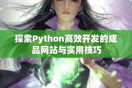 探索Python高效开发的成品网站与实用技巧