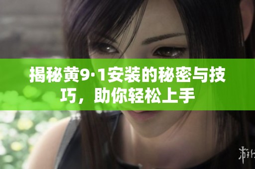 揭秘黄9·1安装的秘密与技巧，助你轻松上手