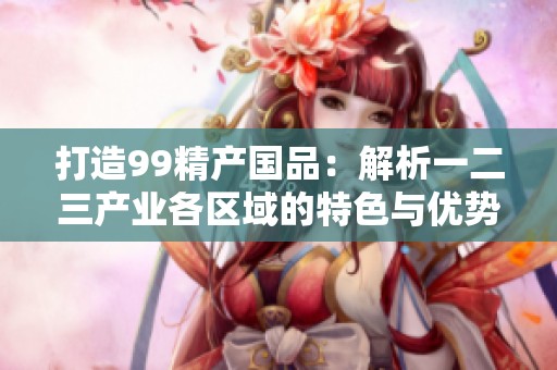 打造99精产国品：解析一二三产业各区域的特色与优势