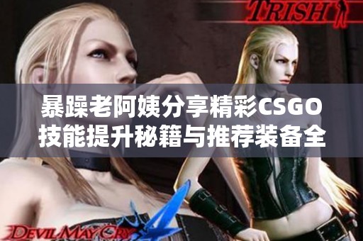 暴躁老阿姨分享精彩CSGO技能提升秘籍与推荐装备全攻略