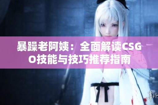 暴躁老阿姨：全面解读CSGO技能与技巧推荐指南