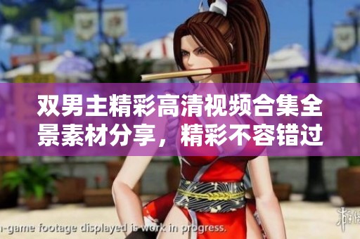双男主精彩高清视频合集全景素材分享，精彩不容错过！